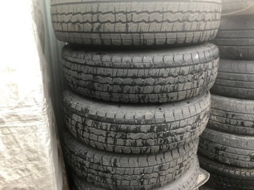 ダンロップ スタッドレスタイヤ 軽自動車 4穴 4本セット