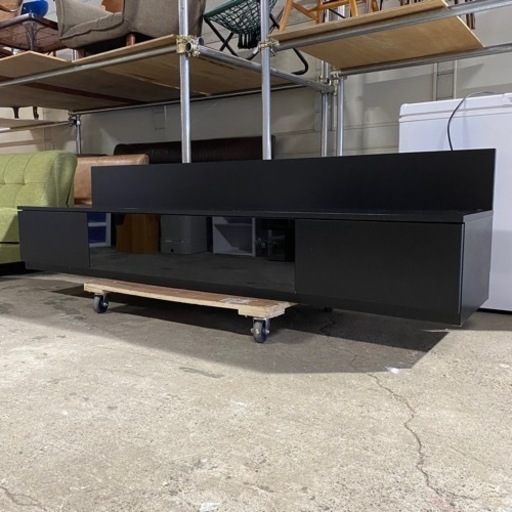 終 松永家具 アクタス テレビボード 幅×200 シアターラック リビングボード ローボード AVボード テレビ台 菊倉NS