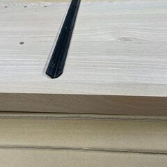アウトレットタモ無垢材天板のみの画像