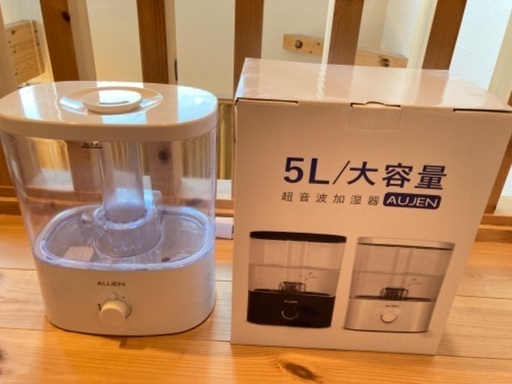 AUJEN 超音波加湿器　５ℓ 未使用品