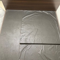 引き出し収納付きダブルベッドフレームのみの画像