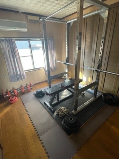 【受付停止】タフスタッフパワーラック、ディップスバー、ONIオリシャ、オリシャ用プレート