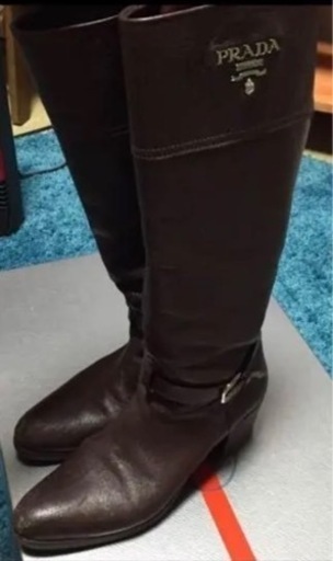 商談中　PRADA ブーツ美品　23センチ