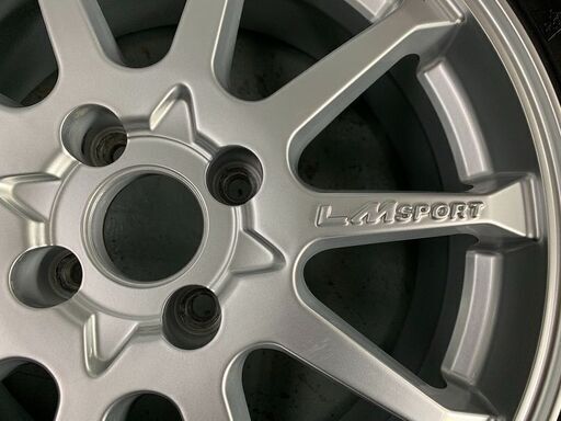 物の深溝★185/60R16　アイスガードIG60　2021年製造　LM-10R　美品　16×6.5J　LMスポーツ　アクアクロスオーバー　デミオ　ノート