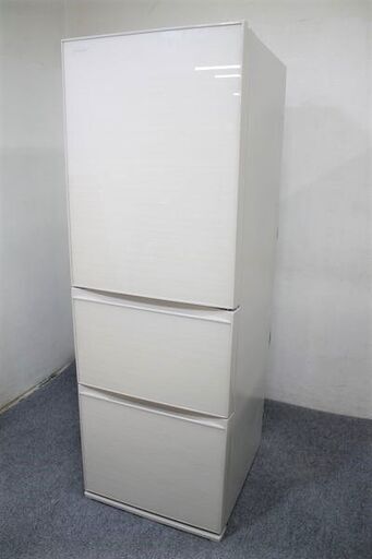 東芝/TOSHIBA 3ドア冷凍冷蔵庫 GR-M36SXV(ZC) ベジータ 363L ラピスアイボリー ガラストップ 2019年製 中古家電 店頭引取歓迎 R6828)