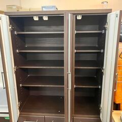 ダークブラウン 食器棚 5段 引き出し付き※コメント必須 ダークブラウン 食器棚 5段 引き出し付き※コメント必須 ダークブラウン