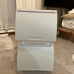 ニトリ　Nフラッテ　ハーフ2個セット　ライトグレー
