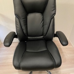 受渡決定【オフィスチェア】黒　ロッキング機能有　