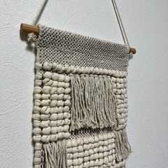 マクラメ　壁掛け　オブジェの画像