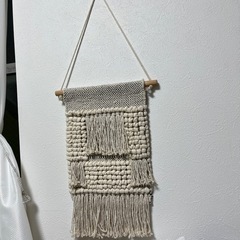 マクラメ　壁掛け　オブジェの画像