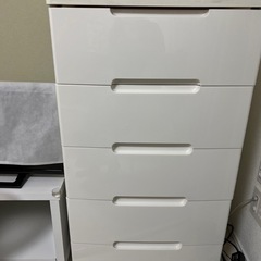 チェスト　白の画像
