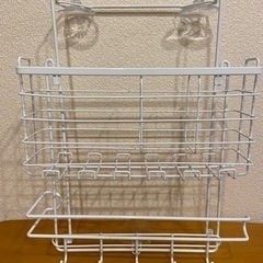キッチン収納 冷蔵庫伸縮ホルダー