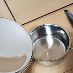 ステンレス 片手鍋&❌ケトルの画像