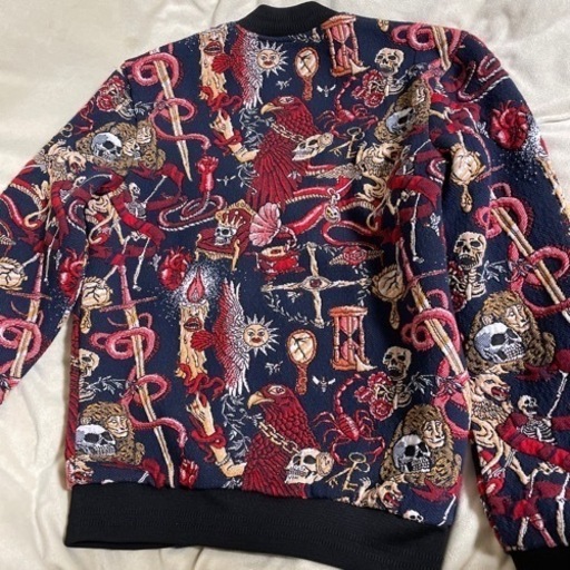 【ZARA】総柄 ジャガード ボンバージャケット Sサイズ