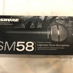 SHURE SM58 外箱あり ダイナミックマイク スイッチ無し...