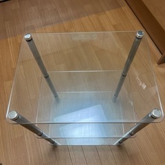 ガラスラック（3段）の画像