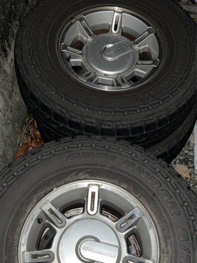 ハマーh2 タイヤホイールセット