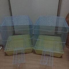 インコ・鳥さん用のケージ2個セット