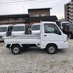 総額15.0万円★車検R7年1月★4WD★エアコン&パワステ付軽トラ★スバル サンバートラック 4WD(TT2) 20.3万キロ 平成18年式 ホワイトの画像