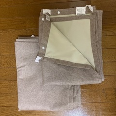 遮光カーテンインナー　105×130cm　2枚セット