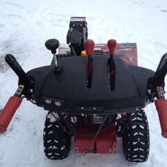  除雪機 11馬力 70cm幅 動作確認 整備済 美品 ハイガーのハイブランド YOTSUKA 北海道内配達可能の画像