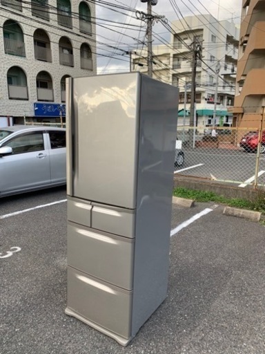 5km配送無料　保証付き　東芝 TOSHIBA 冷蔵庫（401L・右開き） GR-40ND-N