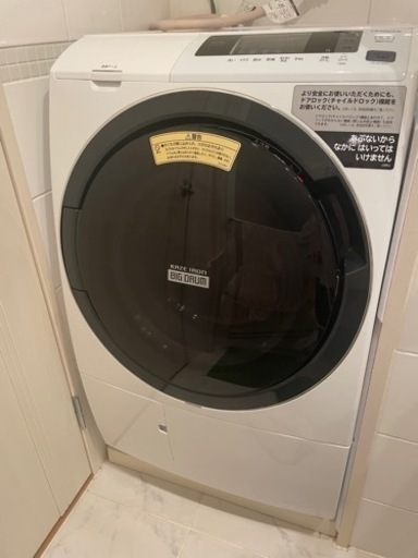 2019年購入、日立ドラム式洗濯機☆