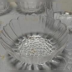 昭和レトロ ガラスボウル　鉢器 6個　未使用の画像