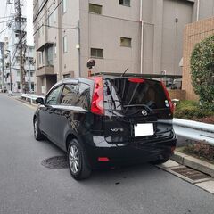 ノート15X　H21　車検6/12　走行77000ｋ　社外ＨＤＤナビ＆フルセグＴＶ＆カラーバックカメラ　ＥＴＣ　インテリキー　社外14AW（スタッドレスT）ラジアルAW4本付きの画像