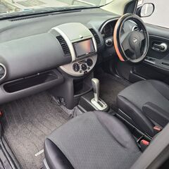 ノート15X　H21　車検6/12　走行77000ｋ　社外ＨＤＤナビ＆フルセグＴＶ＆カラーバックカメラ　ＥＴＣ　インテリキー　社外14AW（スタッドレスT）ラジアルAW4本付きの画像