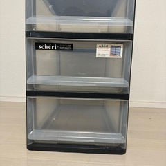 3段収納ケース　の画像