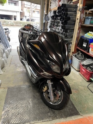 【YAMAHAマジェスティーc】ブラウンフルカスタム　スピーカー2発