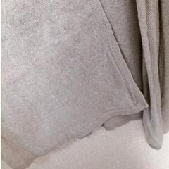 BEAMS LIGHTS/ビームスライツ カーディガン 薄手　38 グレーの画像
