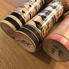 大こけし　3点セット　まとめて　レトロの画像
