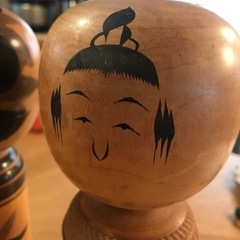 大こけし　3点セット　まとめて　レトロの画像