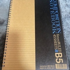 新品　大学生ノート10冊　とてもきれい　高品質マルマン製