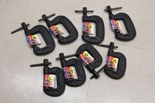 GRETTOOL グレートツール　鍛造クランプ　 38mm GTH-38　4個　 25mm GTH-25　4個　計8個まとめて (HD1496wY)