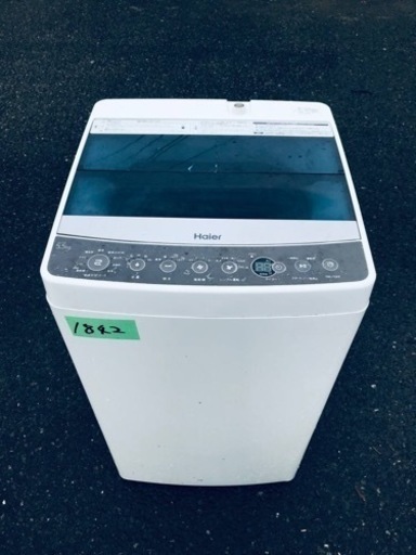 ①✨2017年製✨1842番 ハイアール✨全自動電気洗濯機✨JW-C55A‼️