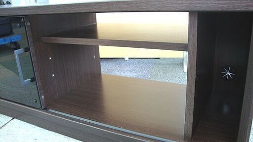☆ ニトリ ローボード 幅120×奥行38×高さ40cm ダークブラウン ジョアン2 テレビボード AVボード テレビ台 木目調 引出