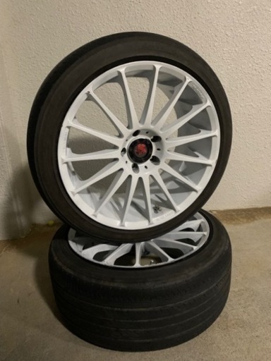 白ホイール　2本