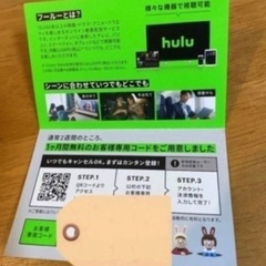 hulu 12ヶ月無料　　12枚チケット　#4の画像