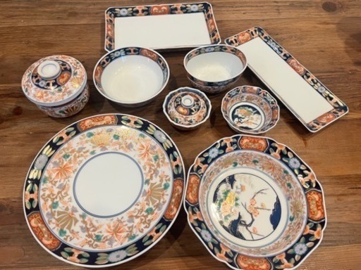 有田焼 幸楽窯 9形状5客セット 御膳セット