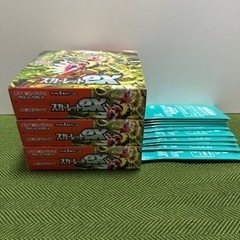 ポケモンカード　スカーレットex×3、プロモパック×9