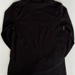 美品！H&M タートルネックコットンシャツ　140cmの画像