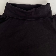 美品！H&M タートルネックコットンシャツ　140cmの画像