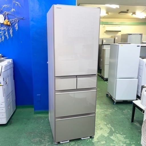 ⭐️HITACHI⭐️冷凍冷蔵庫　2021年470L美品　自動製氷　大阪市近郊配送無料