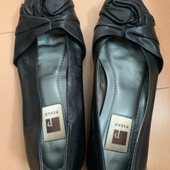 羊皮　パンプス　22㎝　黒の画像