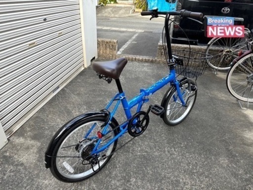 美品(使用期間1ヶ月程度)折り畳み自転車