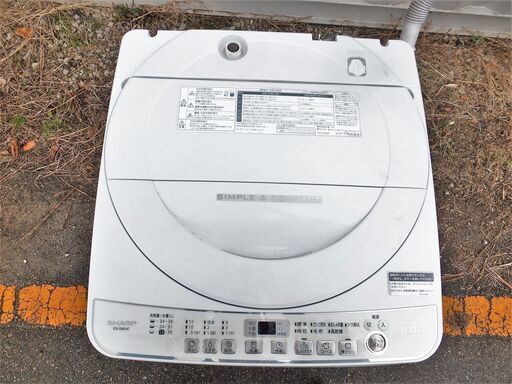 全国送料無料★3か月保障付き★洗濯機★2019年式★シャープ★ES-G60UC-W★6kg★Y-0117-110