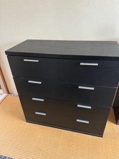 中古品 黒いタンス、美品です
